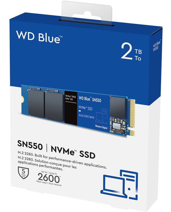 SSD WD Blue SN550 M.2 NVMe 2TB (Ảnh 4)
